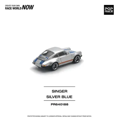 Porsche Singer 911 (964) - Silver - 188 - Pop Race