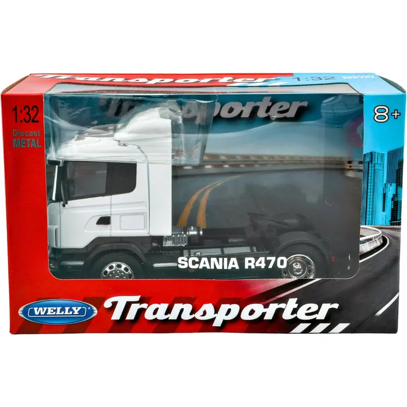 Scania R470 - Dragbil - Vit - Welly - 1:32