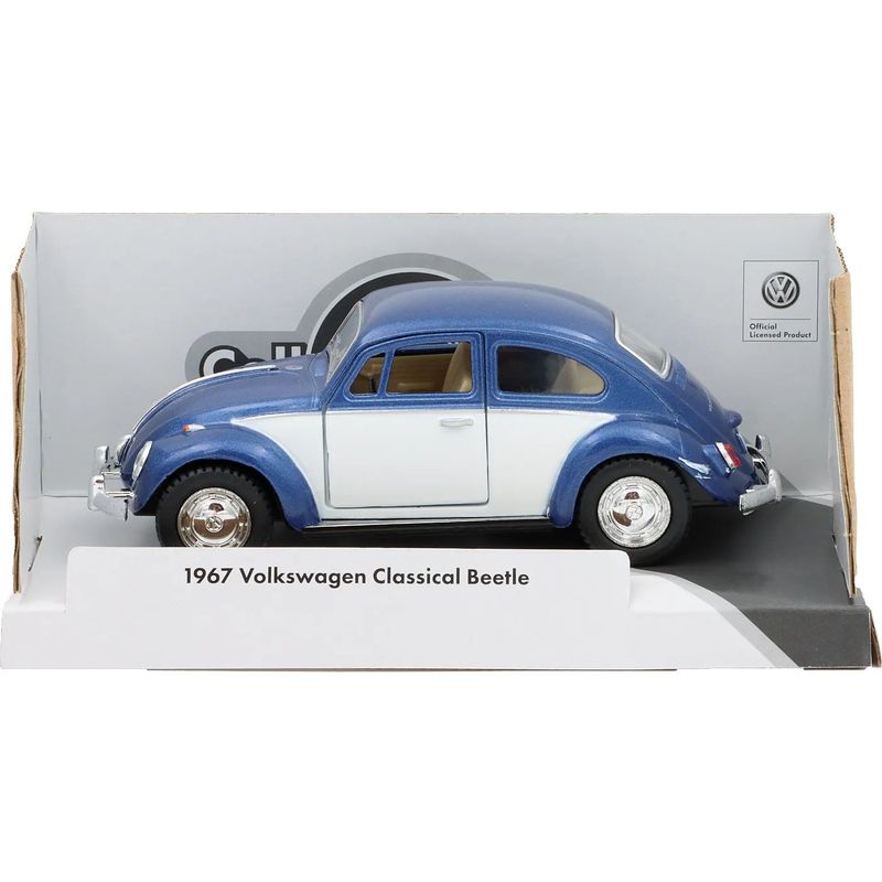 1967 Volkswagen Classical Beetle - Blå och Vit - Kinsmart
