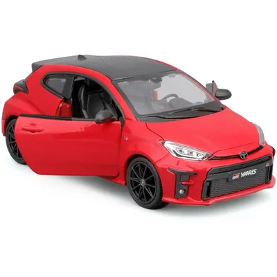 Toyota GR Yaris - 2021 - Röd - Maisto - 1:24