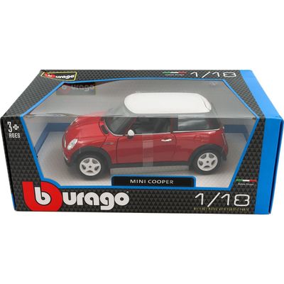 Mini Cooper - Röd - Bburago - 1:18