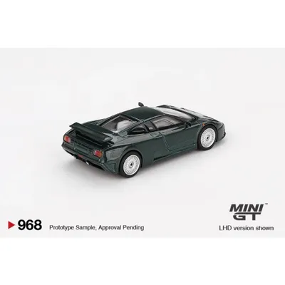 Bugatti EB110 GT - Grön (Verde Scuro) - 968 - Mini GT - 1:64
