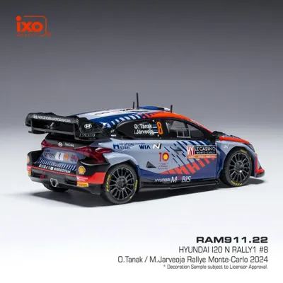 Hyundai i20 N Rally1 - O.Tänak M.Järveoja 2024 - Ixo - 1:43