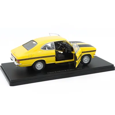 Opel Kadett B Rallye - 1970 - Gul - Hachette Models - 1:24