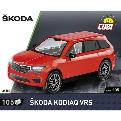 Skoda Kodiaq VRS - Rød - Blokmodel - 24584 - COBI - 1:35