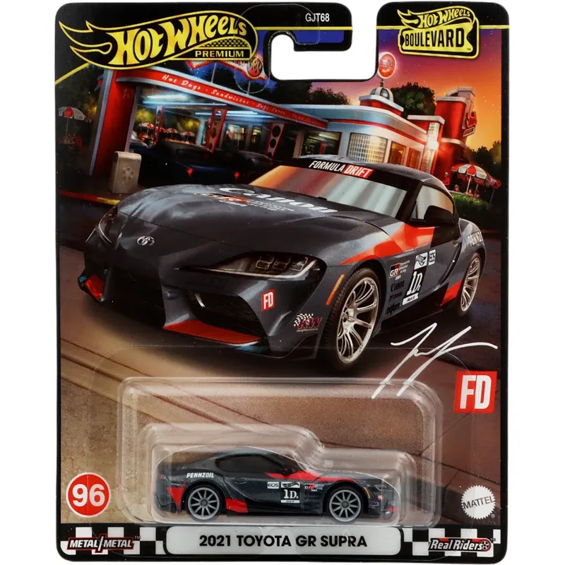 2021 Toyota GR Supra - Grå - Boulevard - 96 - Hot Wheels