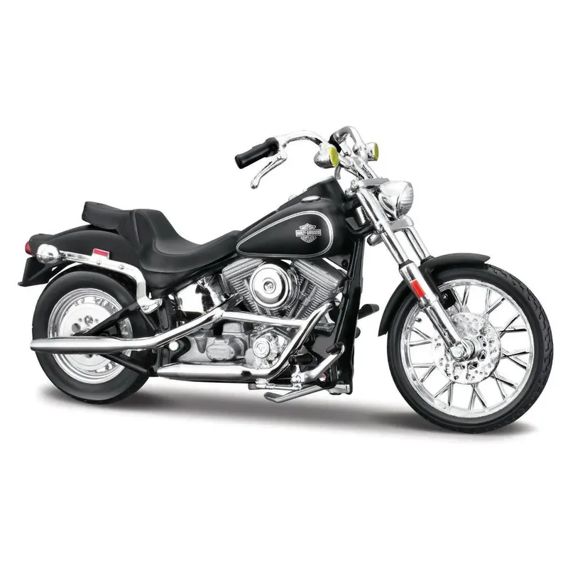 1984 FXST Softail - Harley-Davidson - Svart - Maisto - 1:18