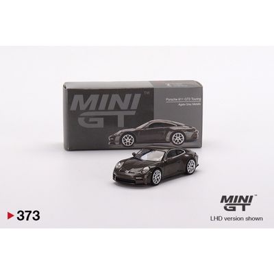 Porsche 911 (992) GT3 Touring - Grå - 373 - Mini GT - 1:64