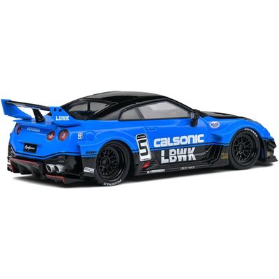 Nissan GT-R (R35) - Liberty Walk - Blå - Solido - 1:43