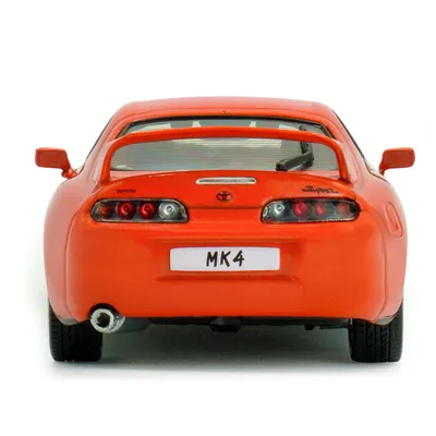 Toyota Supra MKIV 2JZ (A80) - 2001 - Orange / Svart - Solido - 1:43