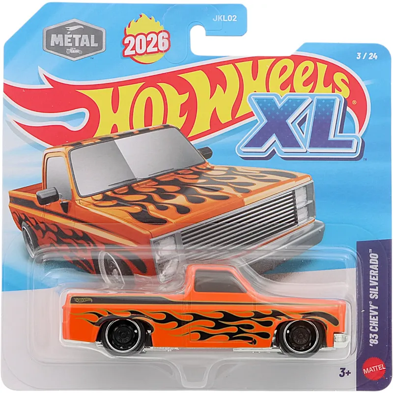 '83 Chevy Silverado - Hot Wheels XL - Orange - 11 cm
