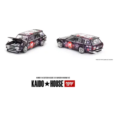 Datsun KAIDO 510 Wagon Hanami V3 - Kaido - Mini GT - 1:64