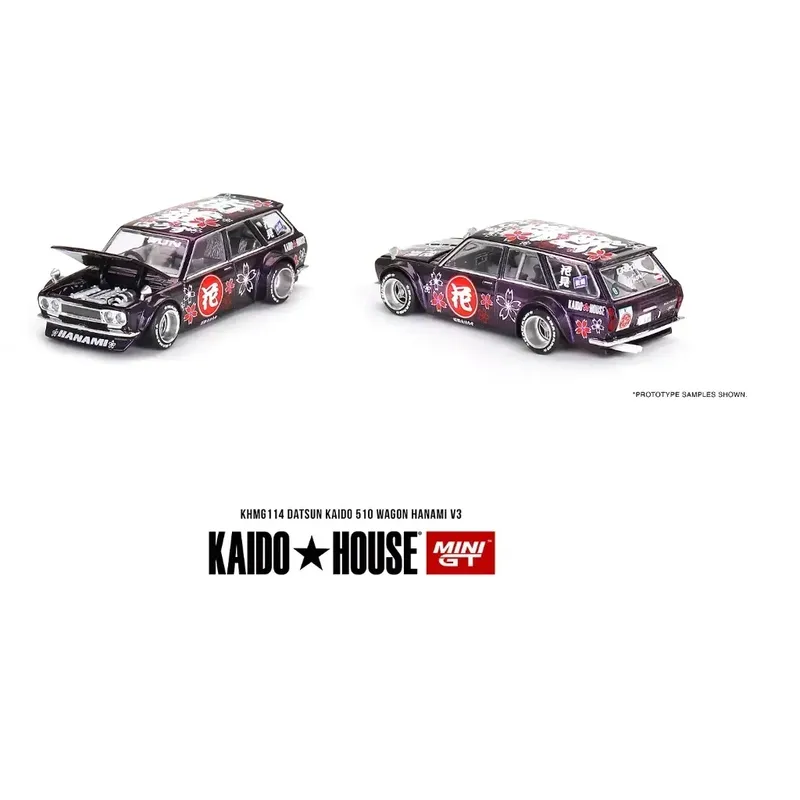 Datsun KAIDO 510 Wagon Hanami V3 - Kaido - Mini GT - 1:64