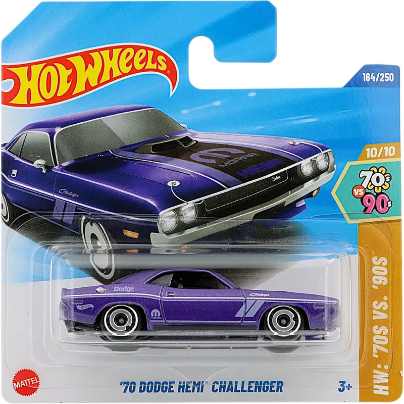 '70 Dodge Hemi Challenger - Lila - HW: '70S VS. '90S - 164/250 - Hot Wheels