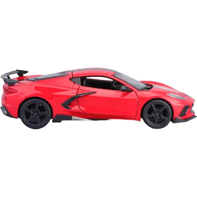 2020 Chevrolet Corvette Stingray Coupe - Röd - Maisto - 1:24