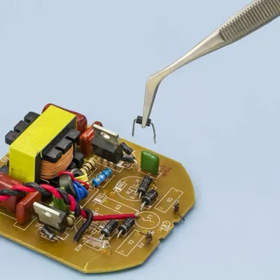 Stainless Steel Tweezers Set - 4 pincetter - PTW5000 - Model Craft