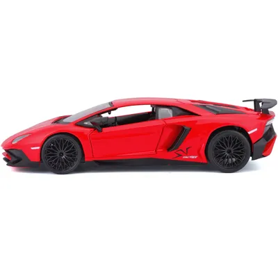Lamborghini Aventador SV Coupé LP750-4 - Röd - Bburago 1:24