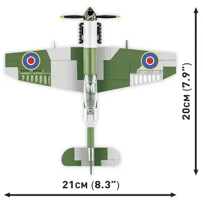Spitfire Mk. XVI Bubbletop - Byggklossar - 5865 - COBI - 1:48