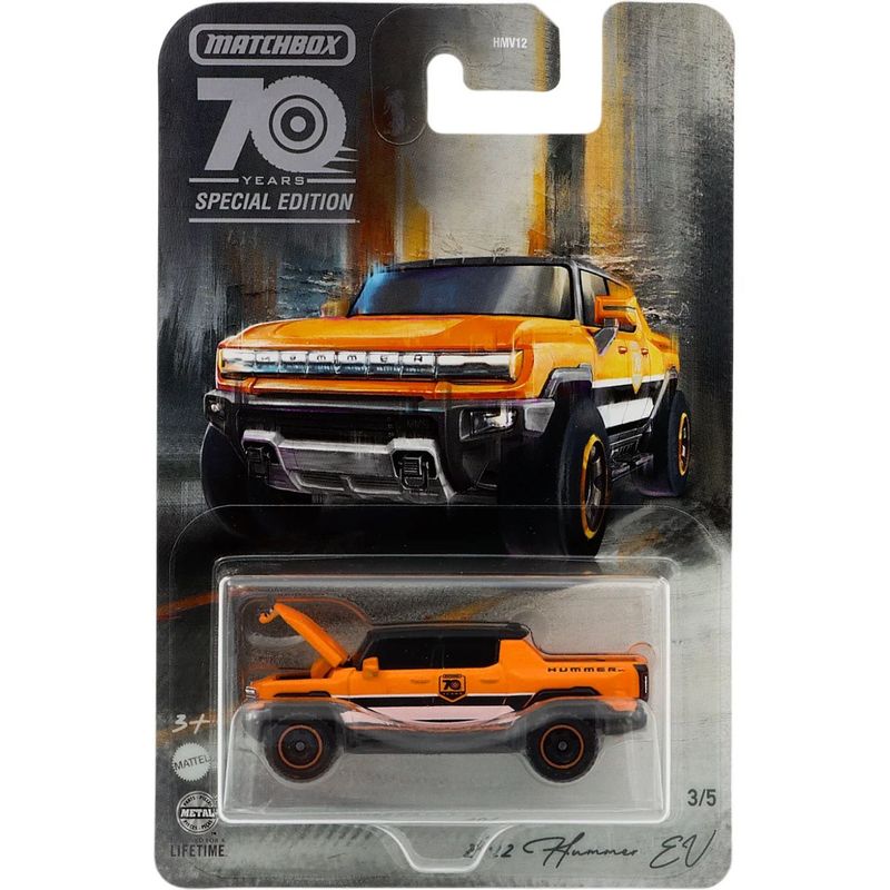 2022 Hummer EV - 70 Years - Orange - Matchbox - 1:64