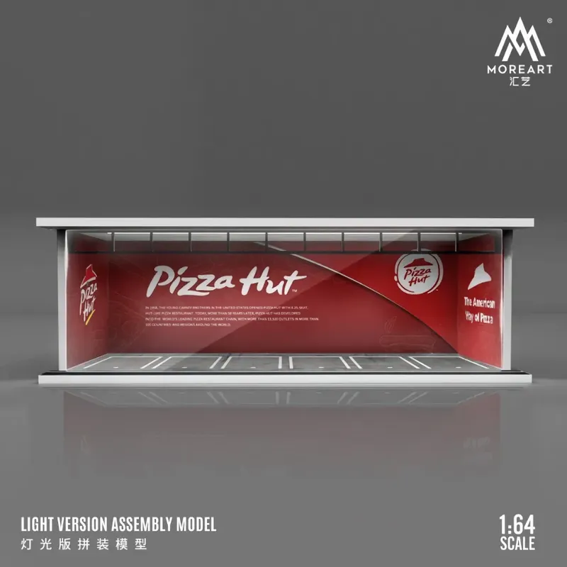 Pizza Hut Diorama - LED-belysning - 1:64