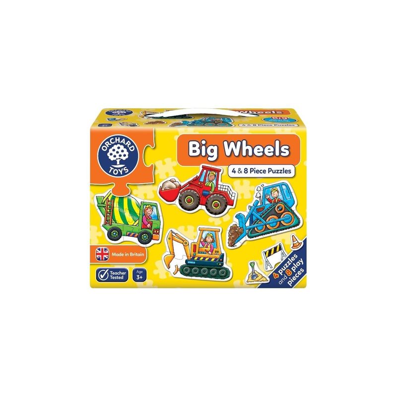 Big Wheels - pussel (4-pack)