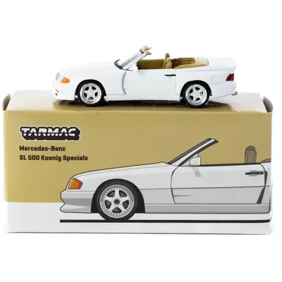 Mercedes-Benz SL 500 Koenig Specials - Vit - Tarmac Works - 1:64