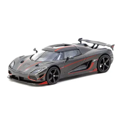 Koenigsegg Agera RS - Black Carbon Fiber - Tarmac Works - 1:64