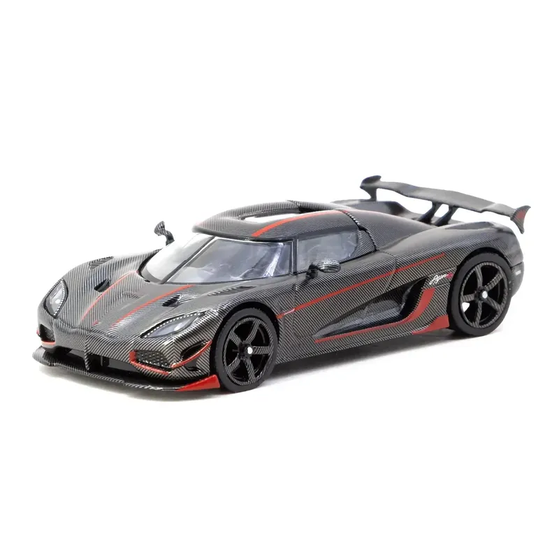 Koenigsegg Agera RS - Black Carbon Fiber - Tarmac Works - 1:64