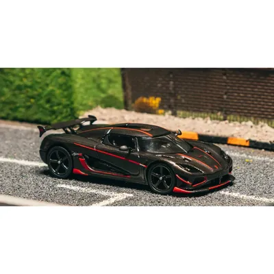 Koenigsegg Agera RS - Black Carbon Fiber - Tarmac Works - 1:64