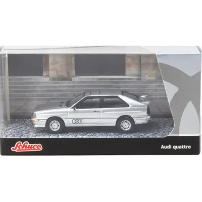 Audi Quattro - Silver - 1980 - Schuco x Tarmac Works - 1:64