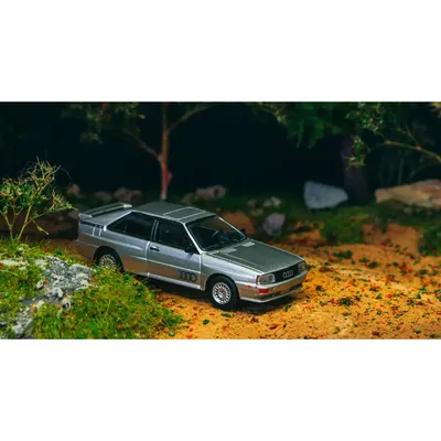 Audi Quattro - Silver - 1980 - Schuco x Tarmac Works - 1:64