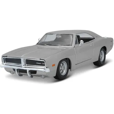 1969 Dodge Charger R/T - Silver - Maisto - 1:25