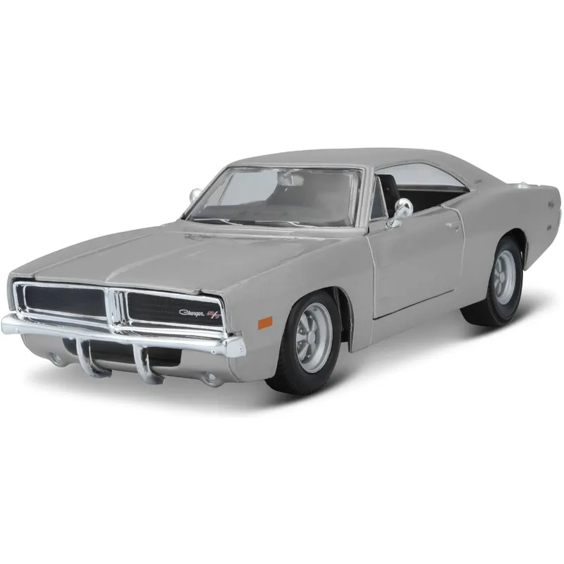 1969 Dodge Charger R/T - Silver - Maisto - 1:25
