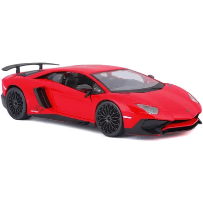 Lamborghini Aventador SV Coupé LP750-4 - Röd - Bburago 1:24