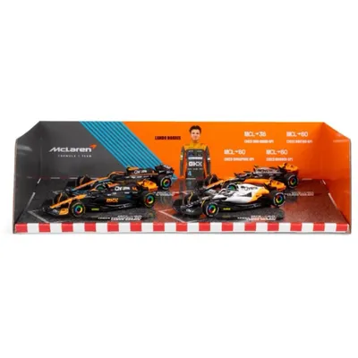 4 x Lando Norris - McLaren Formula 1 Team - Bburago - 1:43