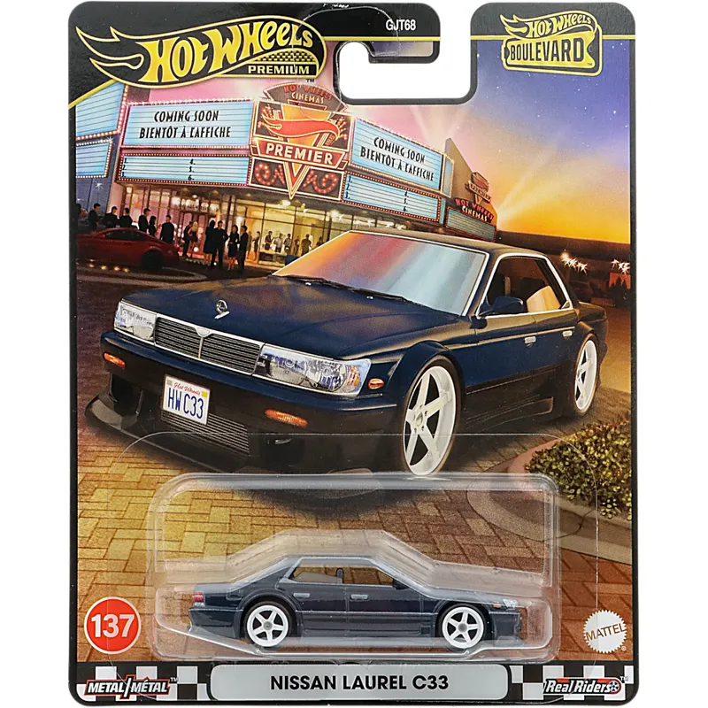 Nissan Laurel C33 - Mörkblå - Boulevard 137 - Hot Wheels