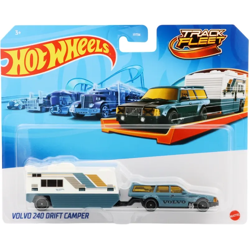 Volvo 240 Drift Camper - Track Fleet - Hot Wheels