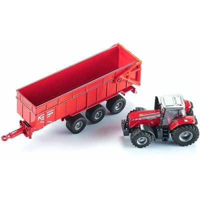 Massey Ferguson 8480 med trailer - 1844 - Siku - 1:87