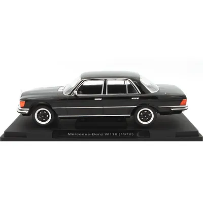Mercedes-Benz S-Class (W116) - 1972 - Svart - Modelcar Group - 1:18