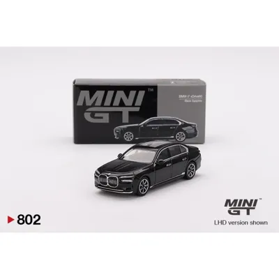 BMW i7 xDrive60 - Black Sapphire - 802 - Mini GT