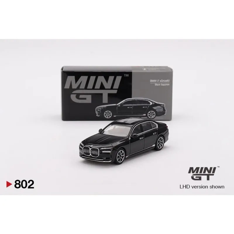 BMW i7 xDrive60 - Black Sapphire - 802 - Mini GT