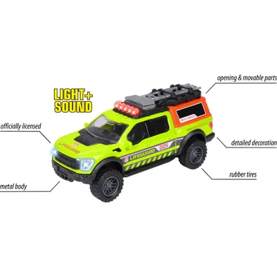 Ford F-150 Raptor Lifeguard - Majorette Grand Series - 14 cm