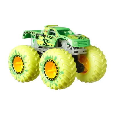 Glow in the Dark - Hot Wheels Monster Trucks - Stor pakke