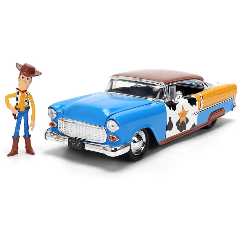 Woody & 1955 Chevrolet Bel Air - Toy Story - Jada - 1:24