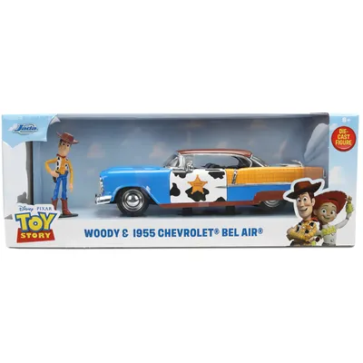 Woody & 1955 Chevrolet Bel Air - Toy Story - Jada - 1:24