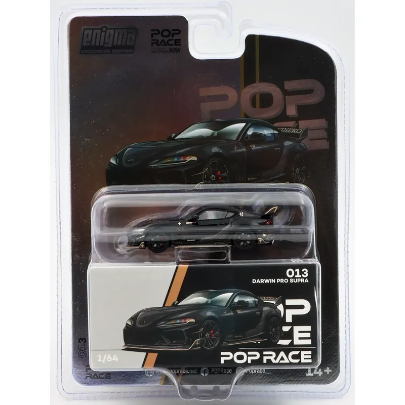 Darwin Pro Supra - Toyota Supra (A90) - Svart - 013 - Pop Race - 1:64