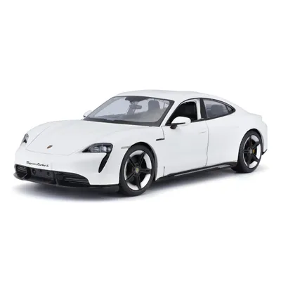 Porsche Taycan Turbo S - 2020 - Hvid - Bburago - 1:24