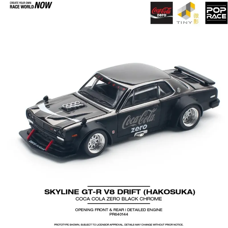 Nissan Skyline GT-R V8 Drift (Hakosuka) - Coca-Cola Zero - 144 - Pop Race