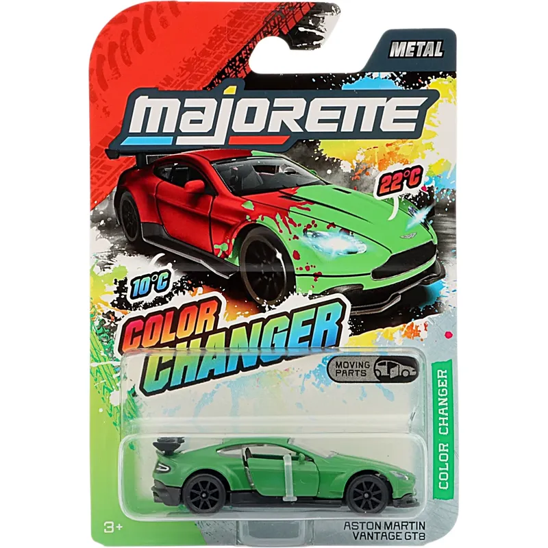 Aston Martin Vantage GT8 - Color Changers Premium Cars - Majorette - 7 cm