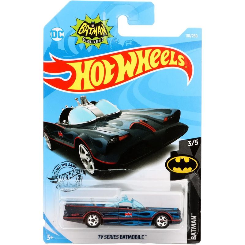TV Series Batmobile - Batman - Blå - Hot Wheels